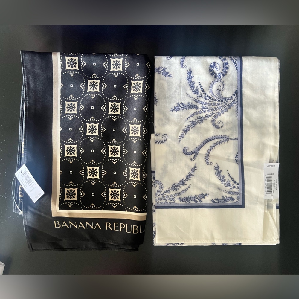 Two Pack Square Scarves